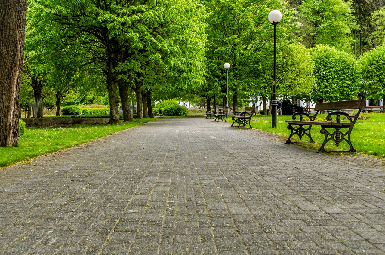 Dusznik Zdrój, park zdrojowy